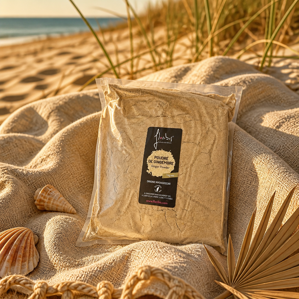 Poudre de Gingembre de Madagascar - Intensité Premium (Sachet de 1 kg)