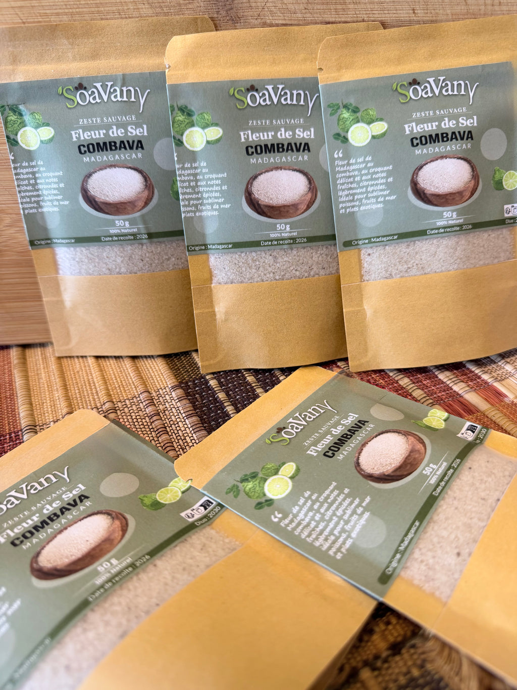 Fleur de Sel Combava de Madagascar – 50g