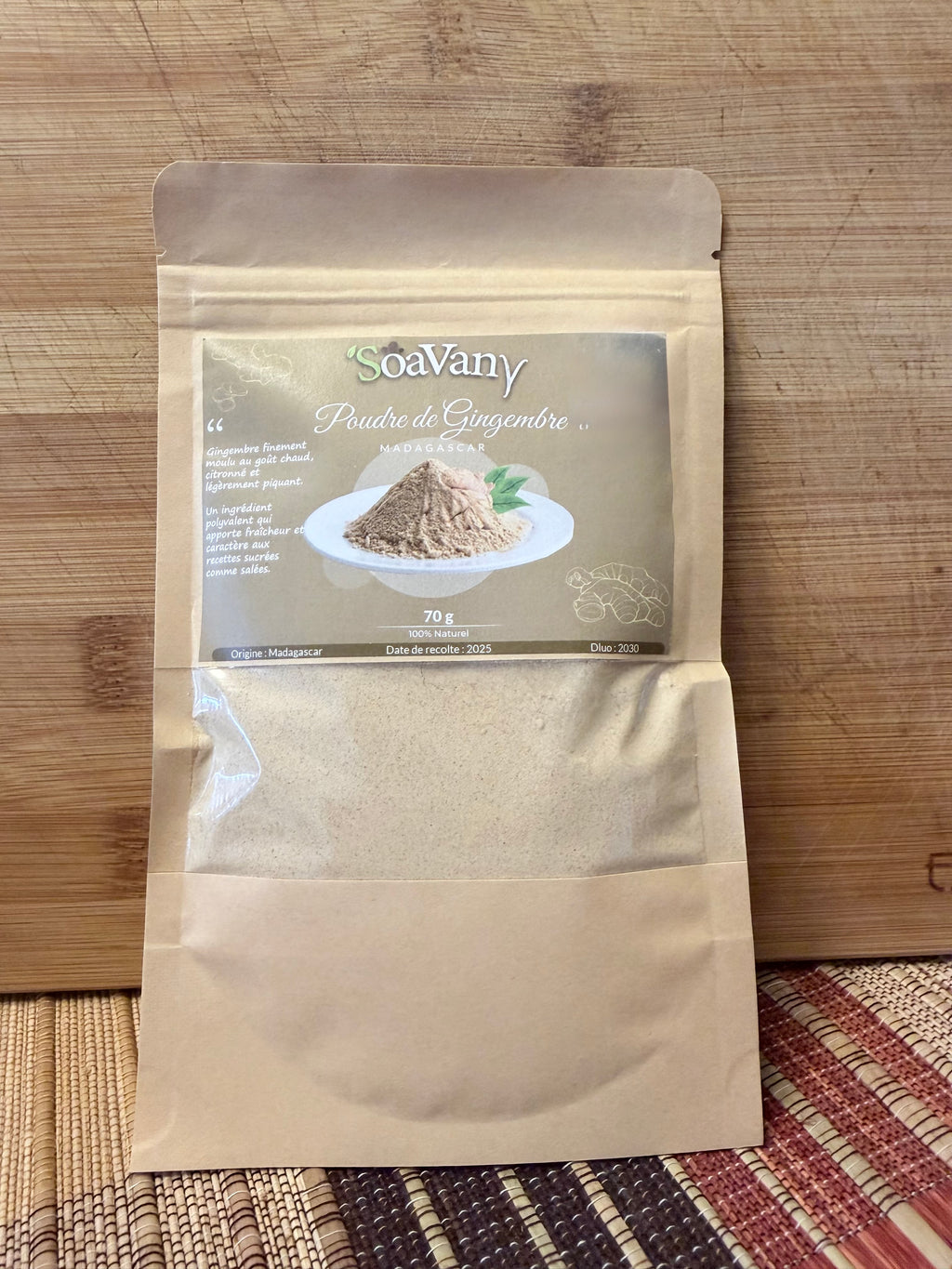 Poudre de Gingembre de Madagascar – 70g