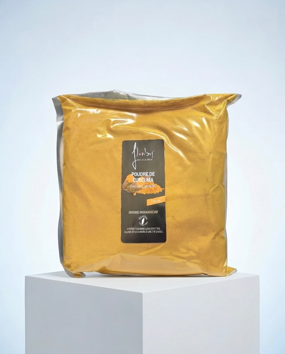 Poudre de Curcuma de Madagascar - Qualité Premium (Sachet de 1 kg)