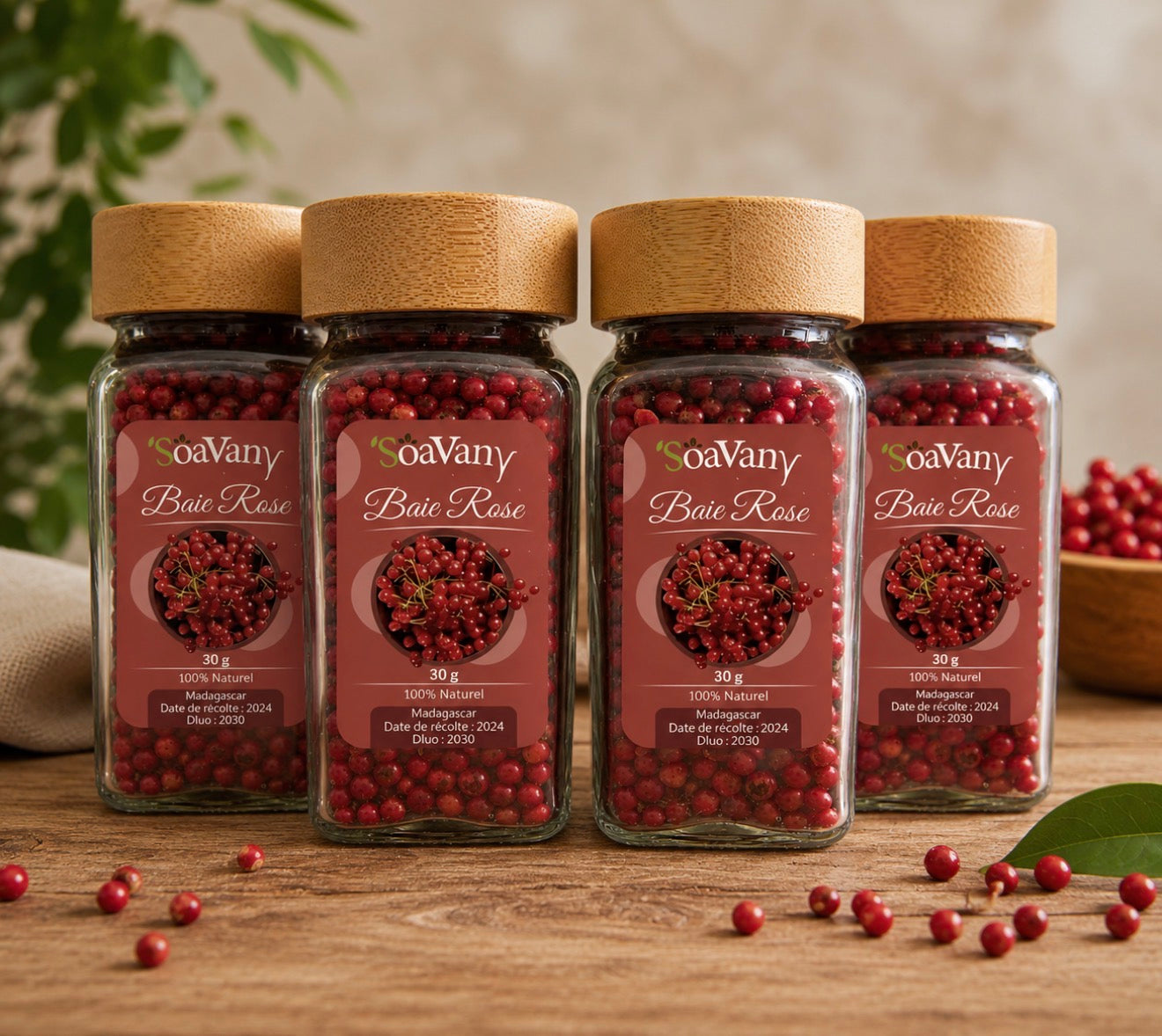Baie Rose Premium de Madagascar – 30g