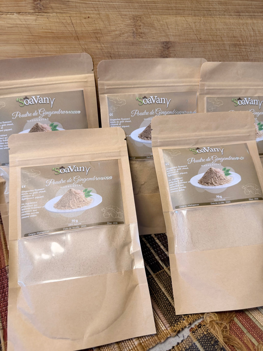 Poudre de Gingembre de Madagascar – 70g