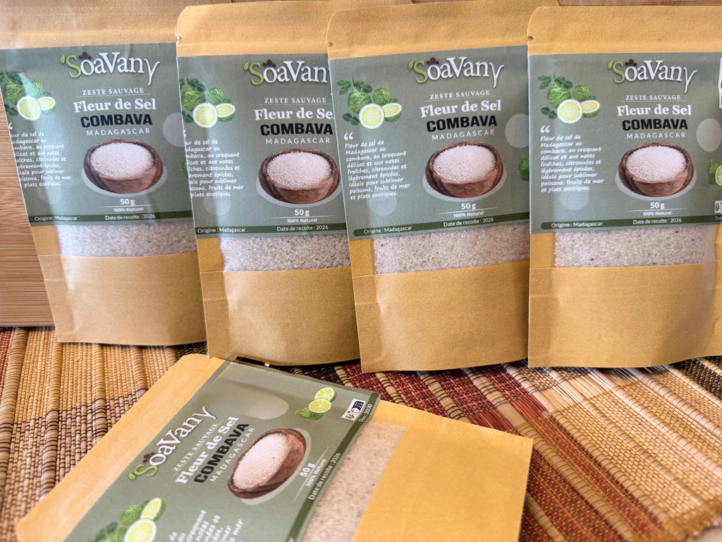 Fleur de Sel Combava de Madagascar – 50g
