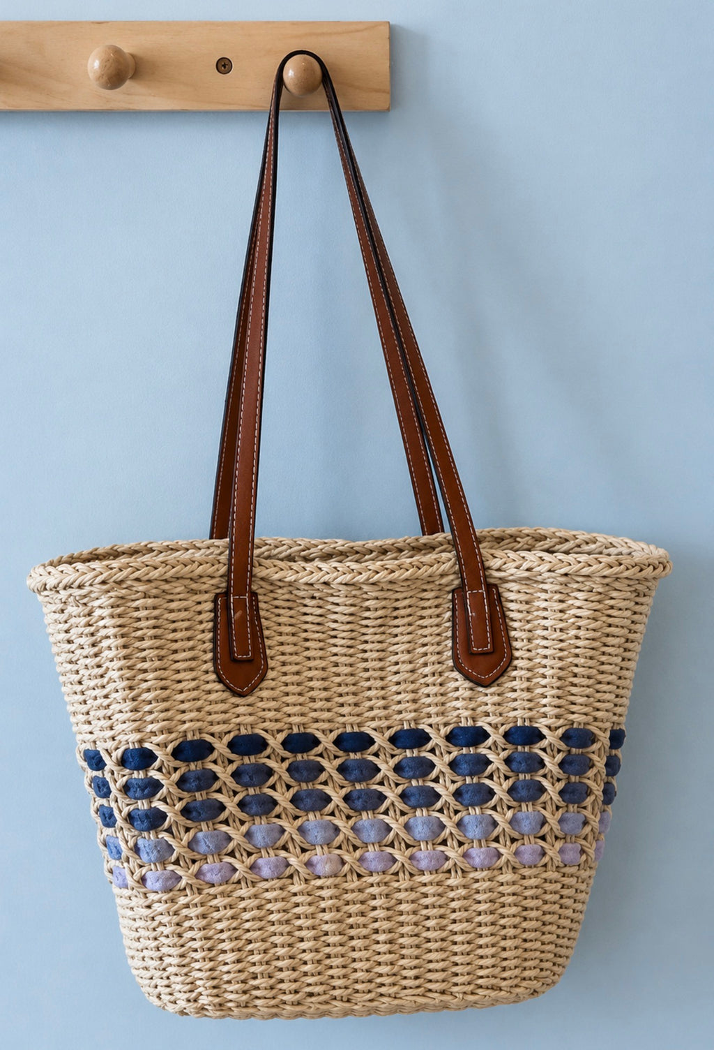 Sac Cabas d’Été en Paille – Style Bohème Chic ☀️👜