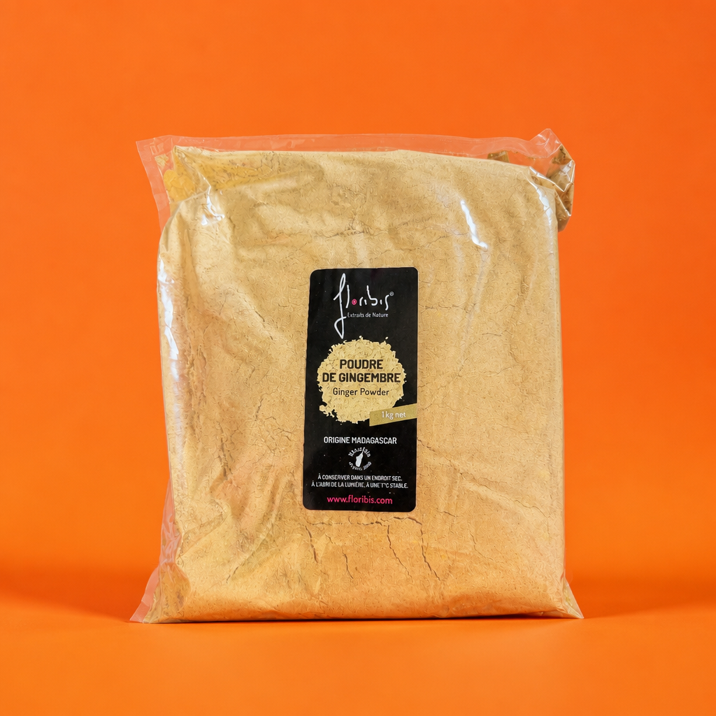 Poudre de Gingembre de Madagascar - Intensité Premium (Sachet de 1 kg)