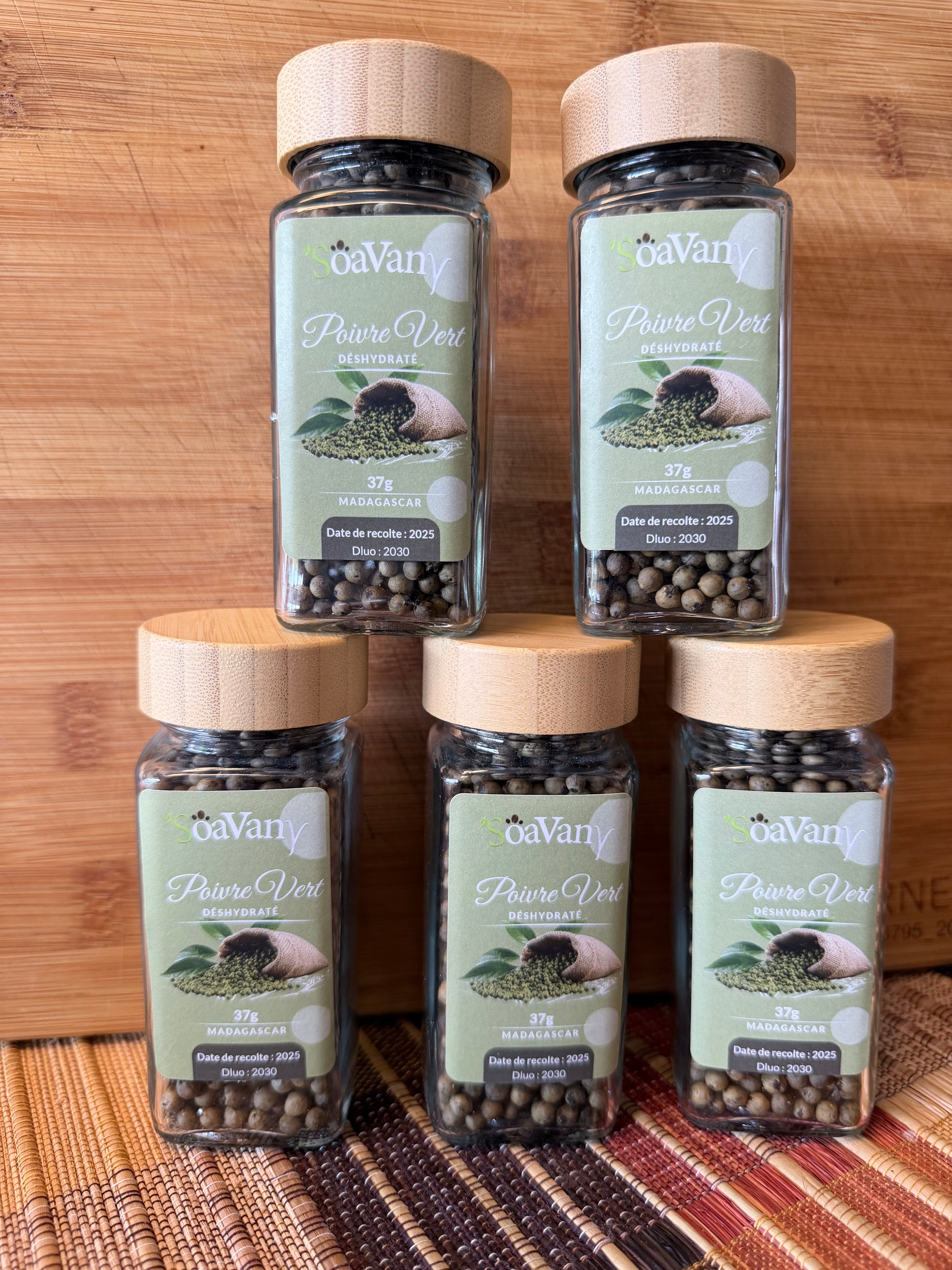 Poivre Vert Déshydraté de Madagascar – 37g
