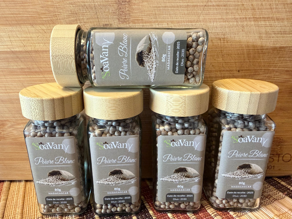 Poivre Blanc Premium de Madagascar – 80g