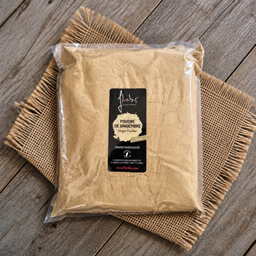 Poudre de Gingembre de Madagascar - Intensité Premium (Sachet de 1 kg)