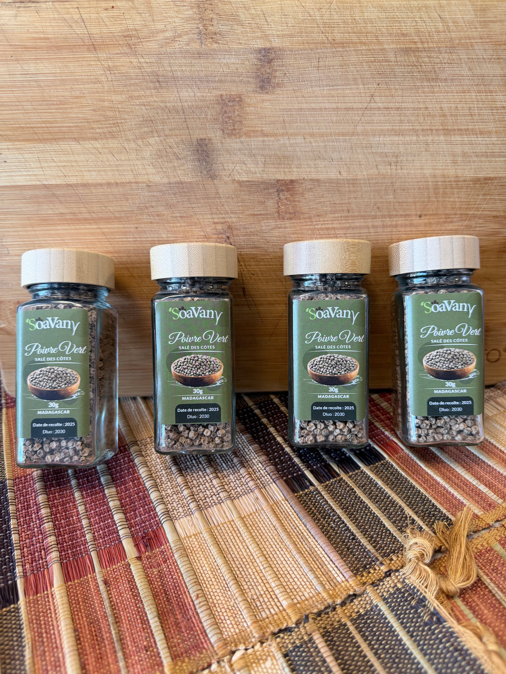 Poivre Vert Salé des Côtes de Madagascar – 30g