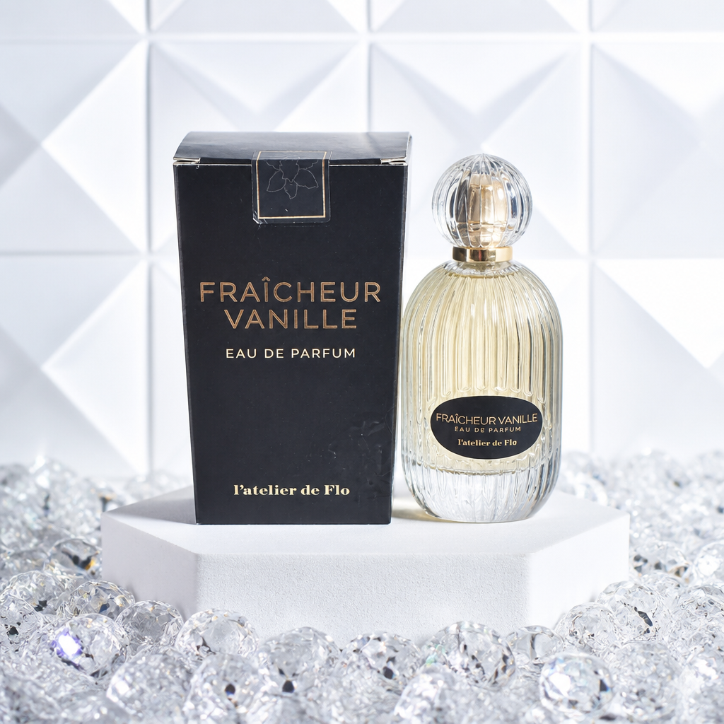 Eau de Parfum Fraîcheur Vanille – L'Atelier de Flo (100ml)