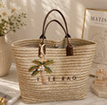 Sac Cabas de Plage "Palm Springs" & Son Pendentif Offert