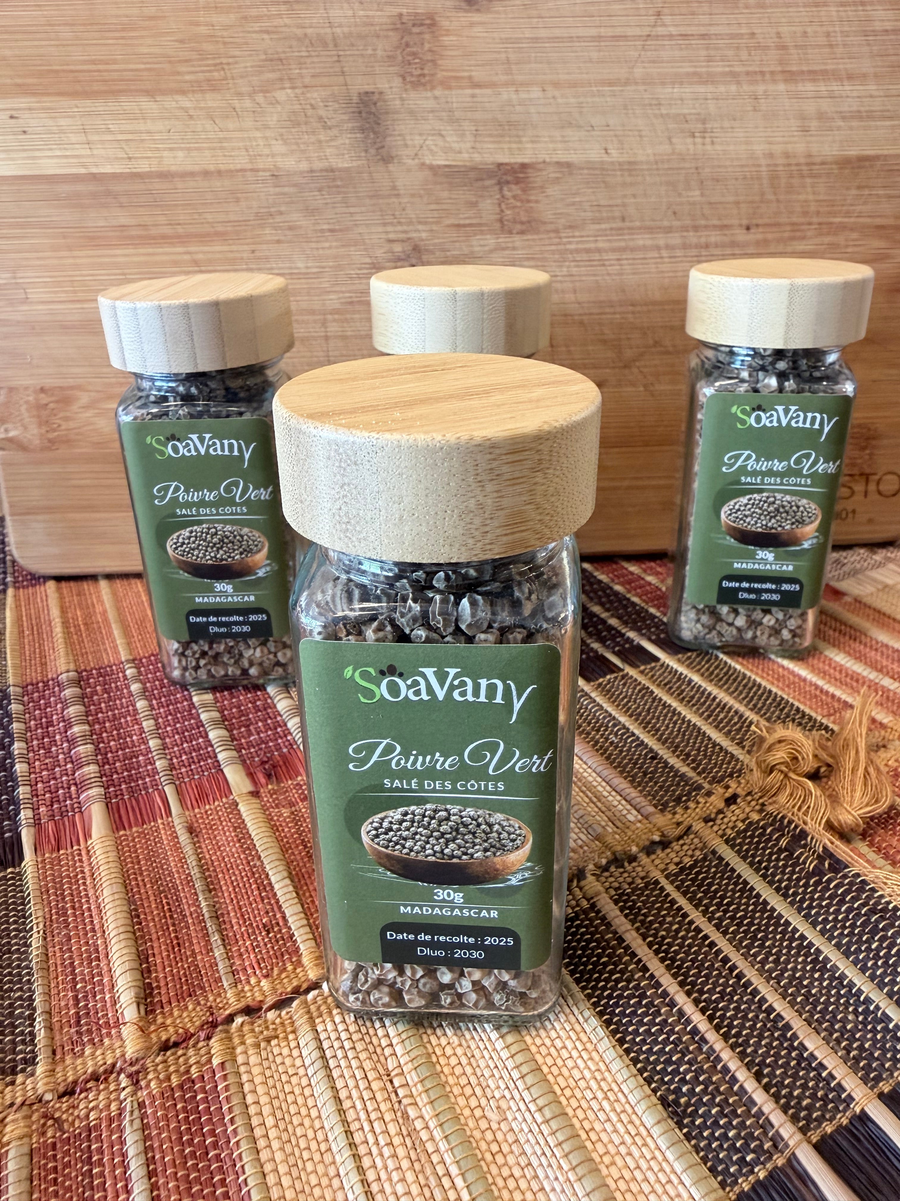 Poivre Vert Salé des Côtes de Madagascar – 30g