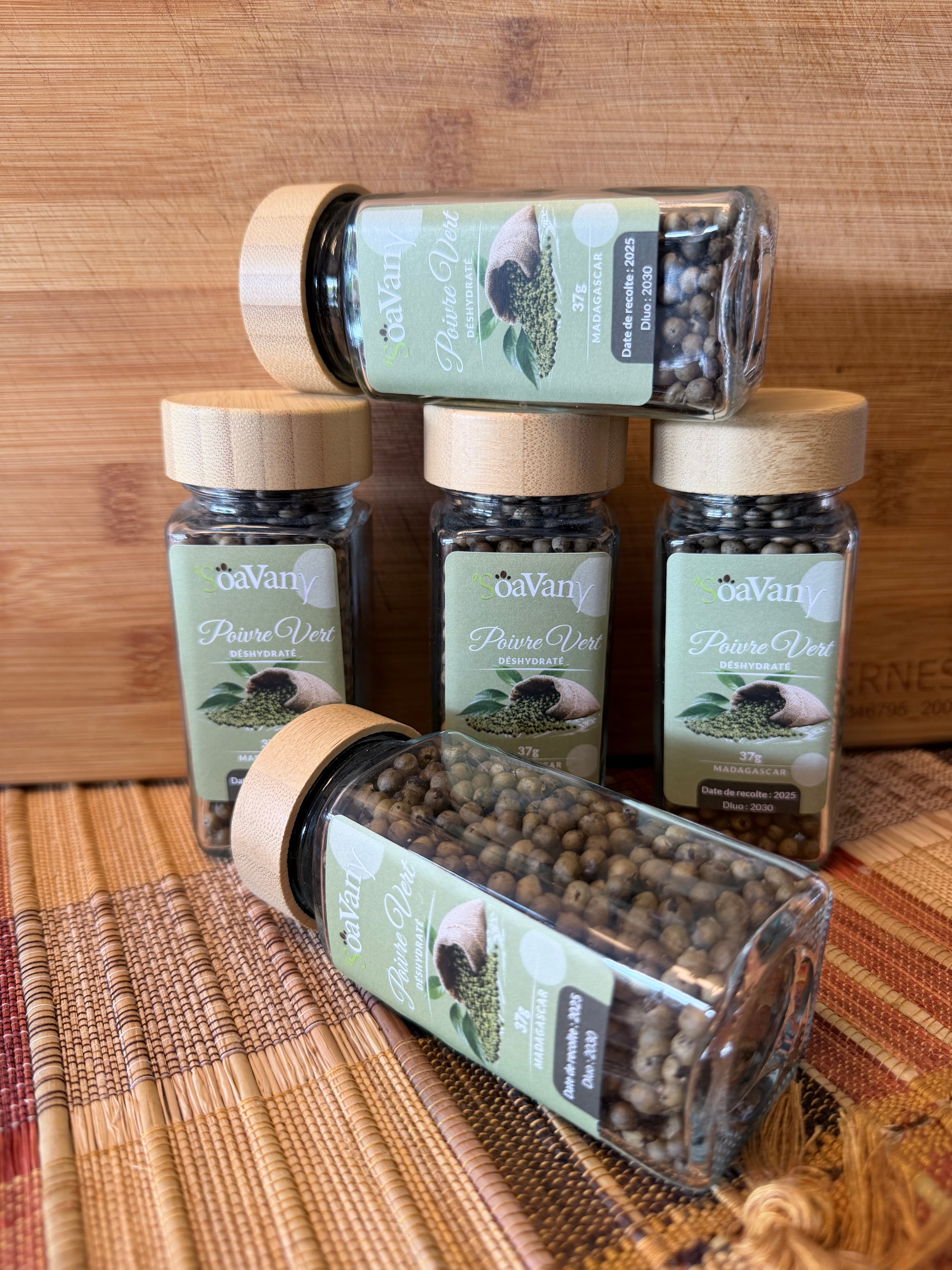 Poivre Vert Déshydraté de Madagascar – 37g