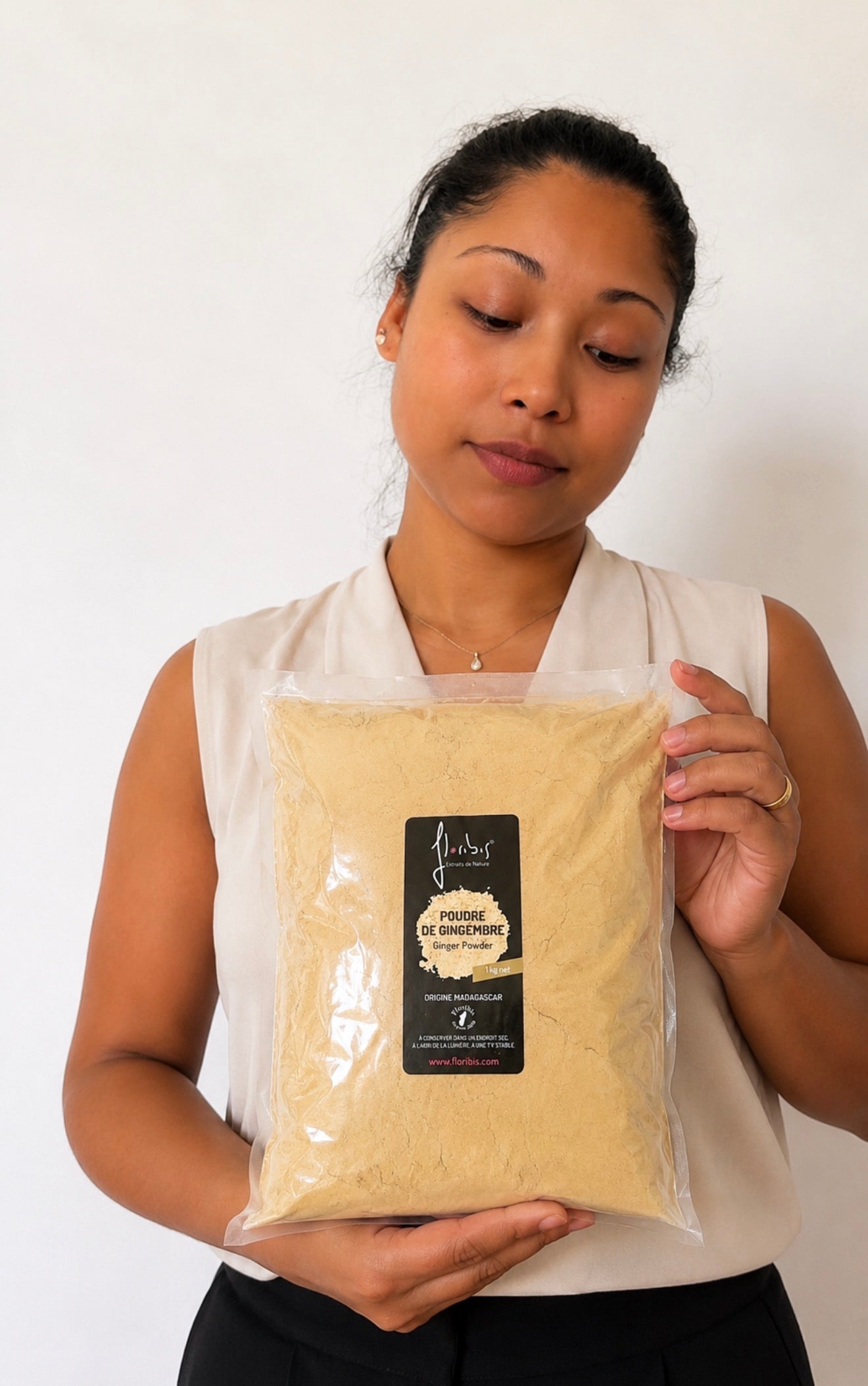 Poudre de Gingembre de Madagascar - Intensité Premium (Sachet de 1 kg)
