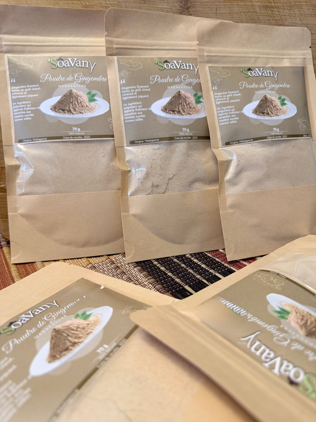 Poudre de Gingembre de Madagascar – 70g
