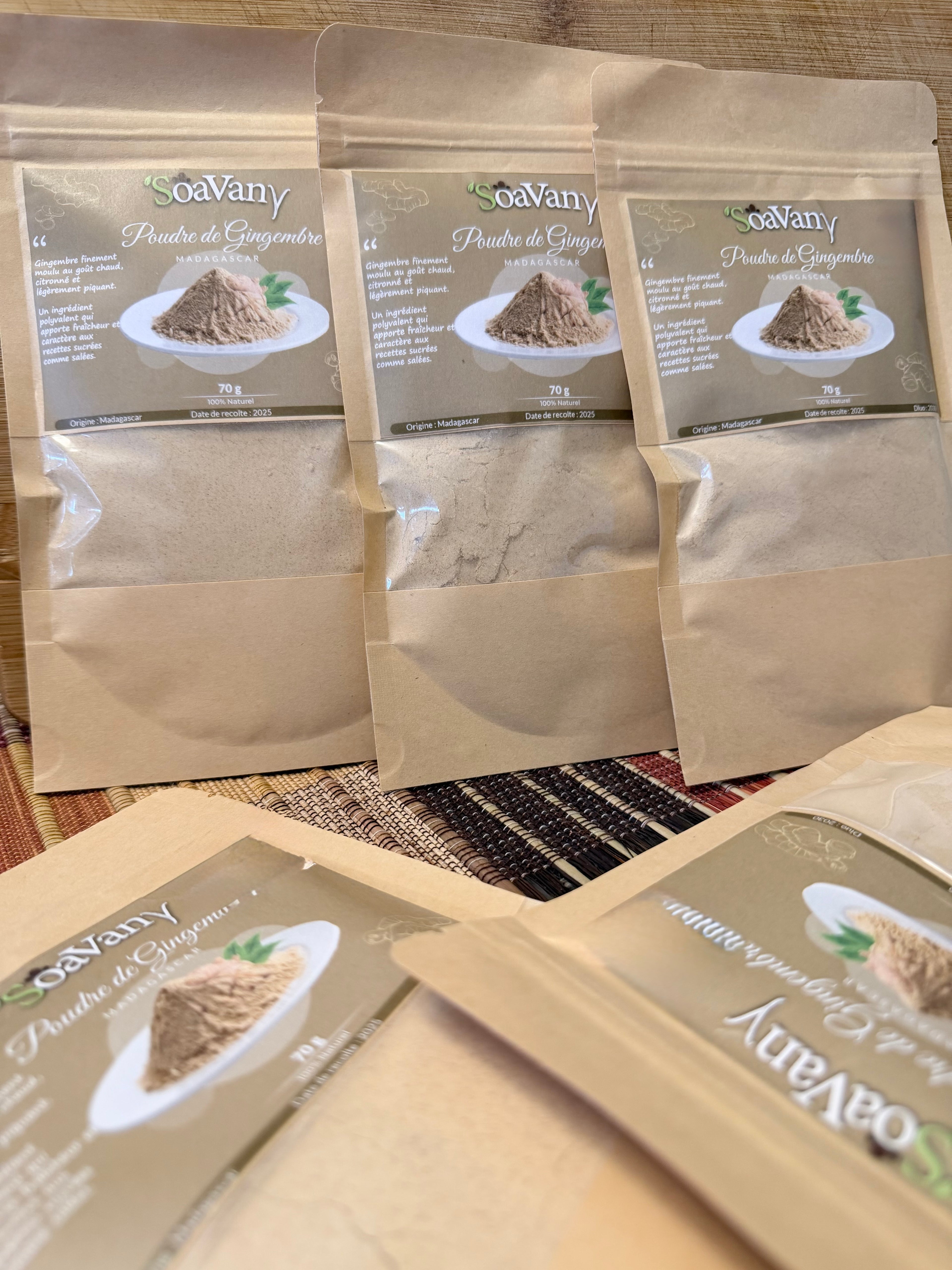 Poudre de Gingembre de Madagascar – 70g