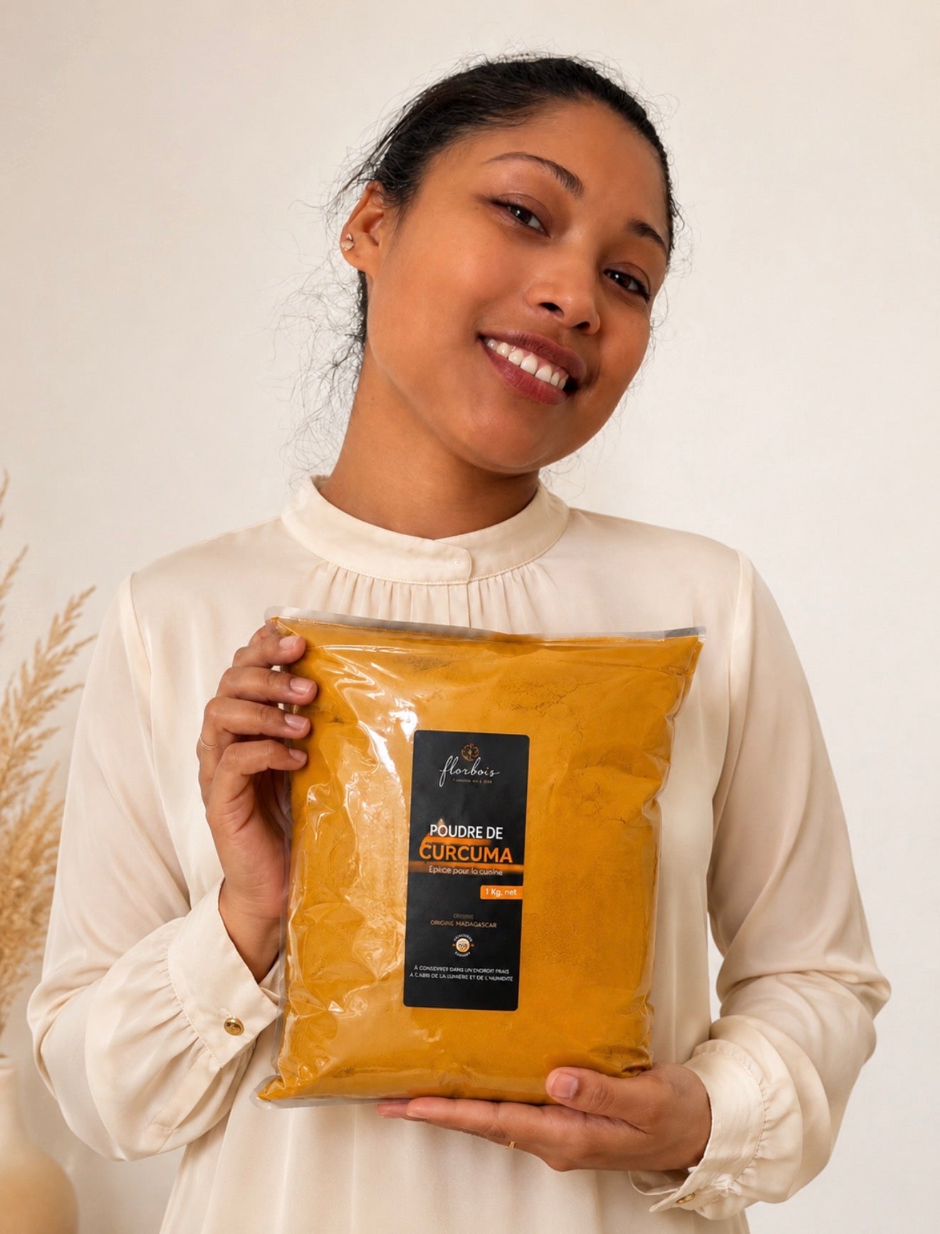 Poudre de Curcuma de Madagascar - Qualité Premium (Sachet de 1 kg)