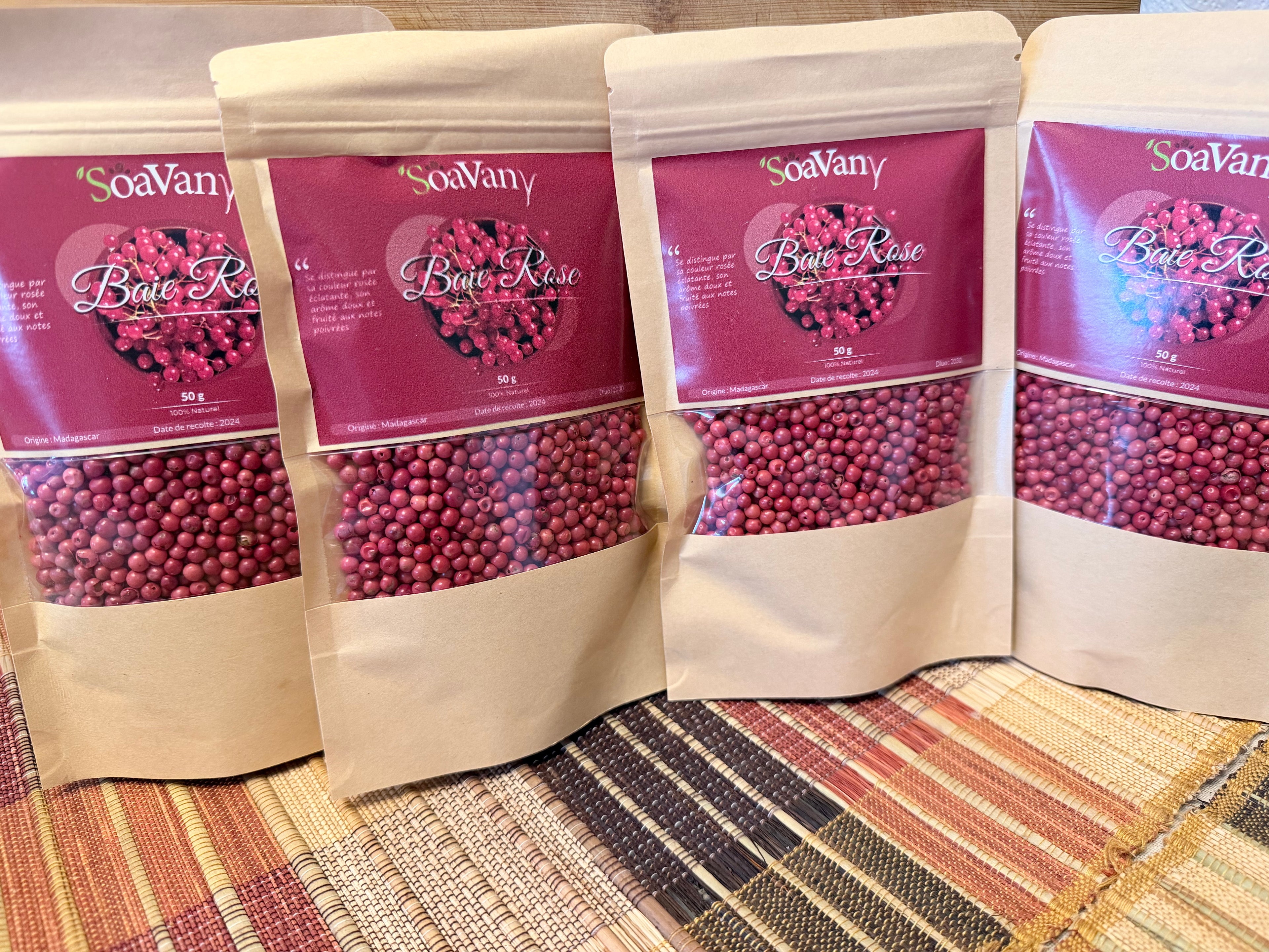 Baie Rose Premium de Madagascar – 50g