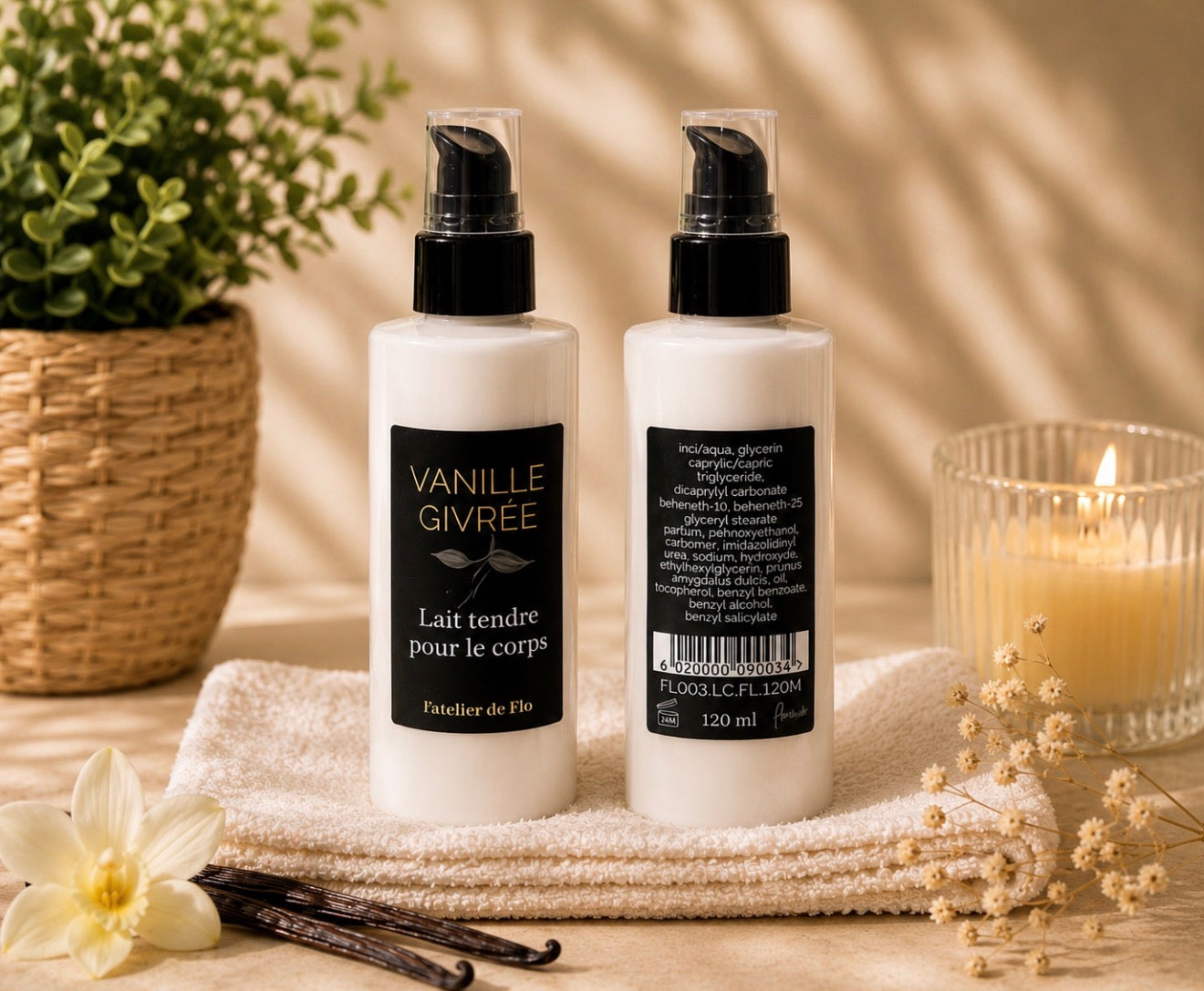 Vanille Givrée – Lait Tendre pour le Corps 120 ml