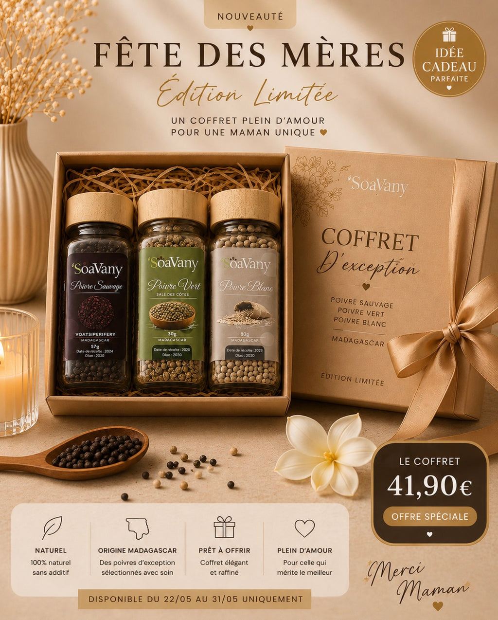 Coffret d’Exception – Fête des Mères SoaVany